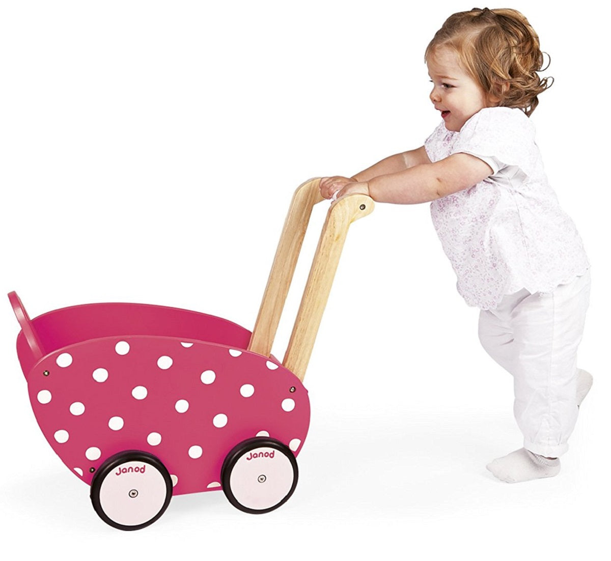 Janod Framboisine Dolls Pram