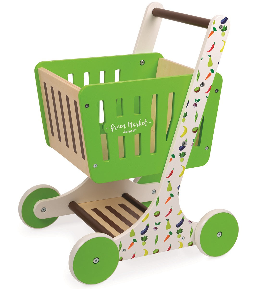 Janod Wooden Market Shopping Trolley
