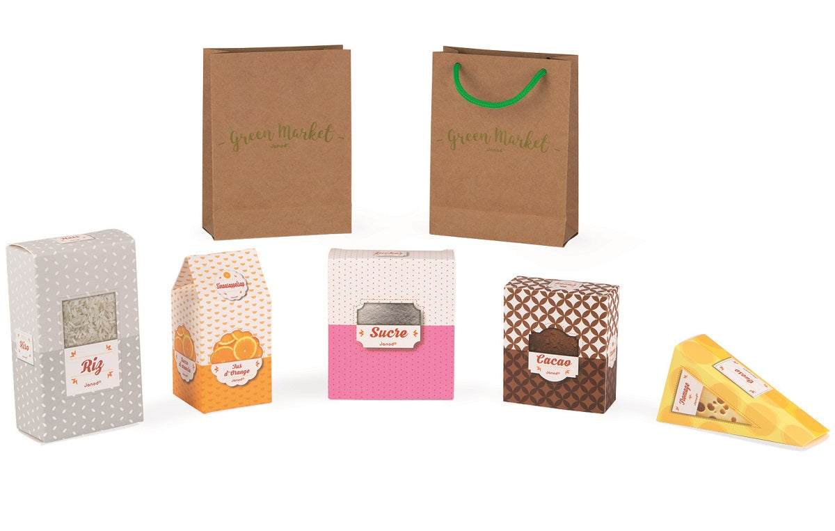 Janod Wooden Market Shopping Trolley