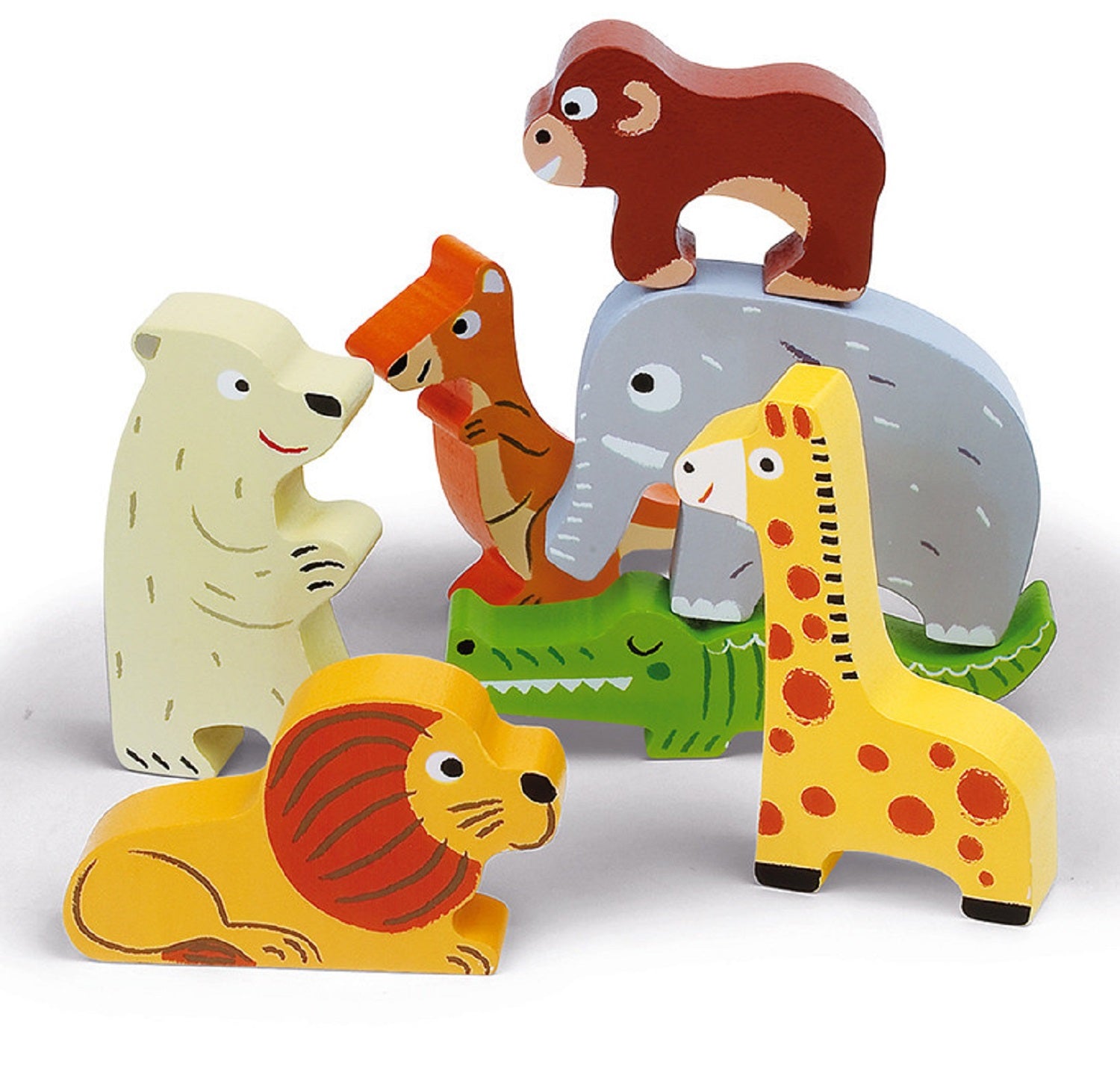 Chunky Wooden Zoo Puzzle