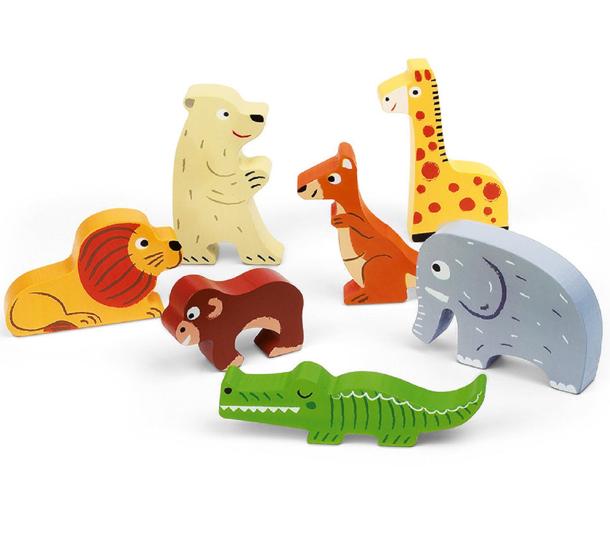 Chunky Wooden Zoo Puzzle