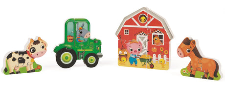 Vertical Puzzles Farm- 4 Puzzles