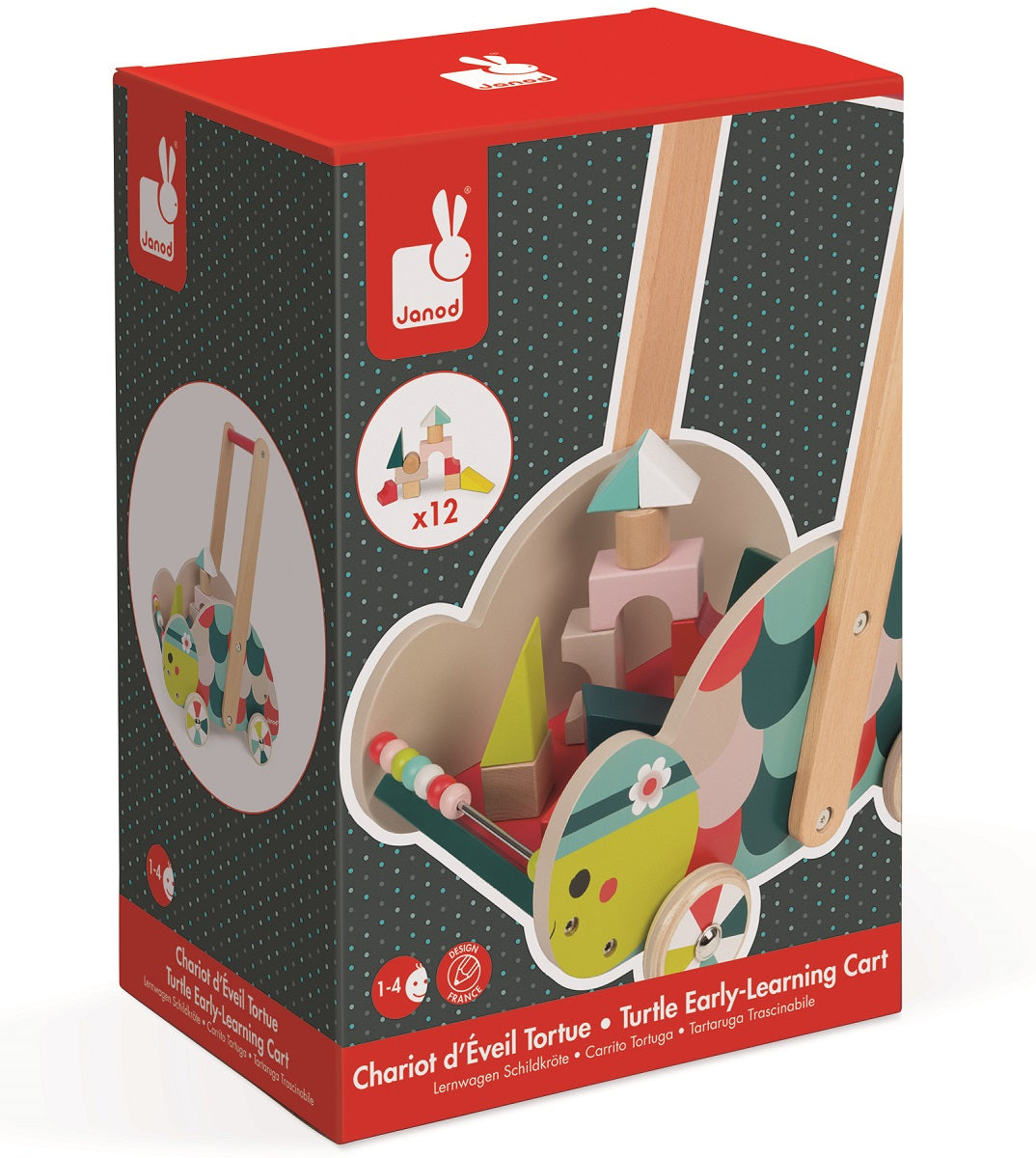 Turtle Trolley and Walker with Blocks