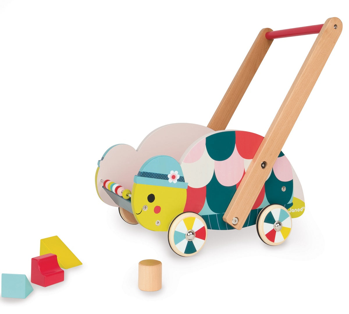 Turtle Trolley and Walker with Blocks