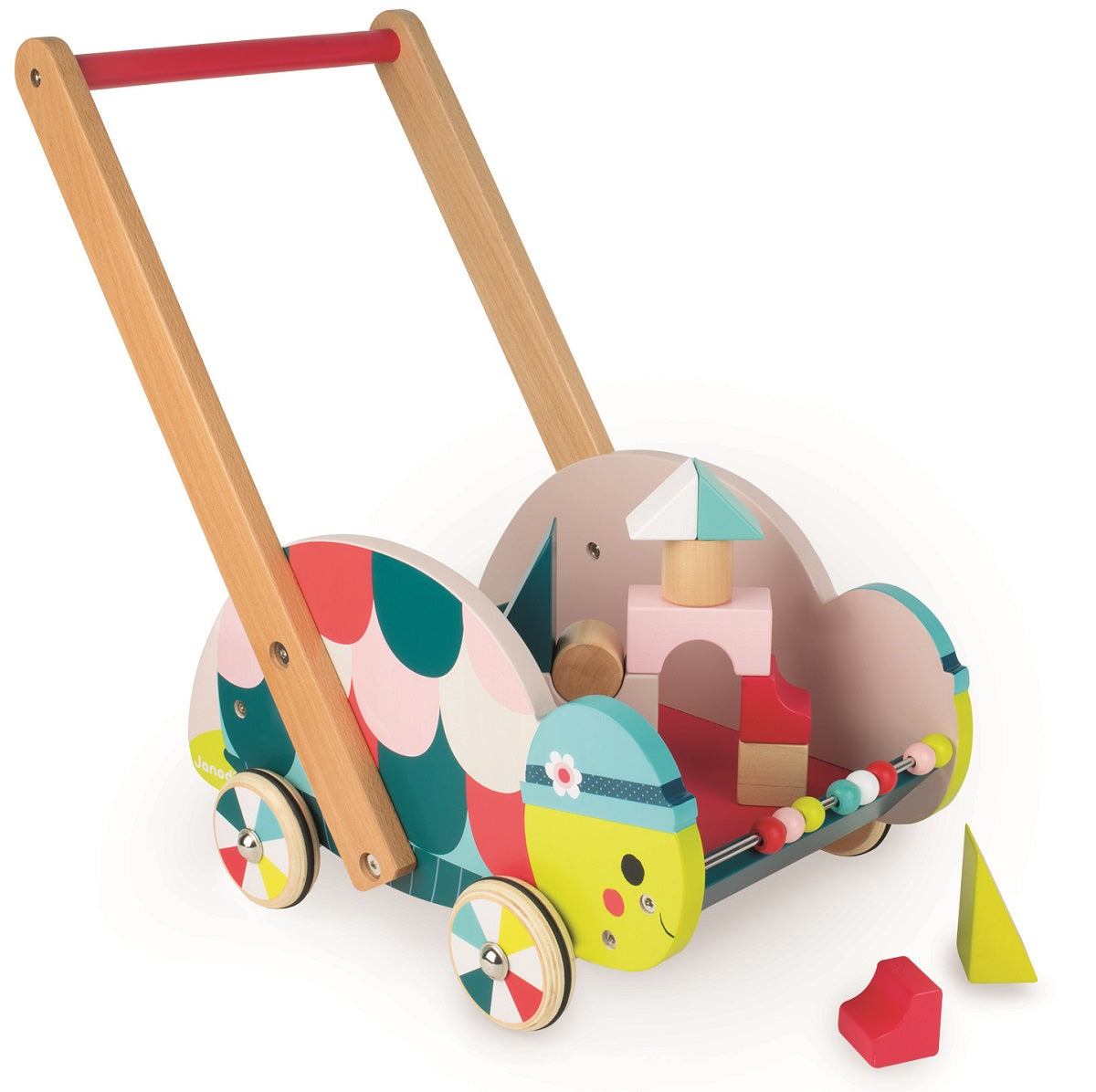 Turtle Trolley and Walker with Blocks