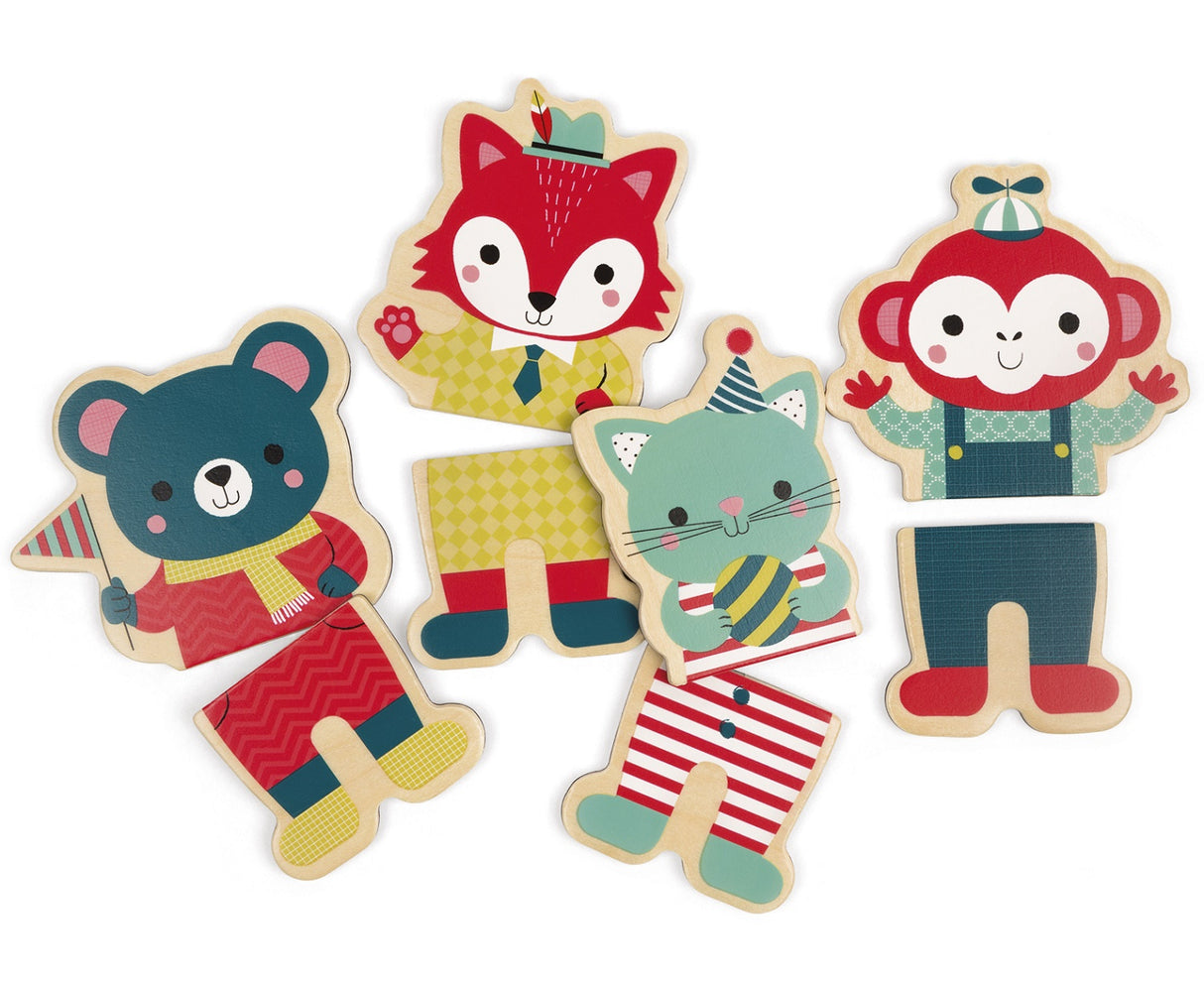 16 Baby Forest Magnetic Animals Set