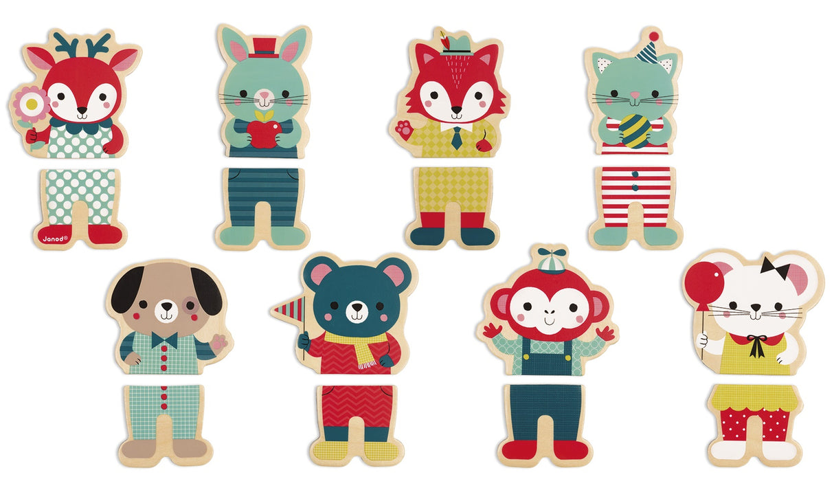 16 Baby Forest Magnetic Animals Set