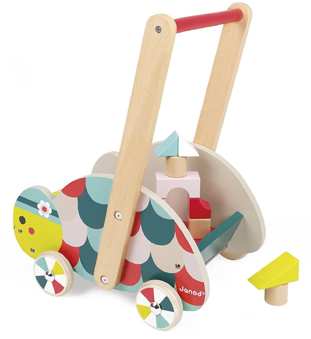 Turtle Trolley and Walker with Blocks