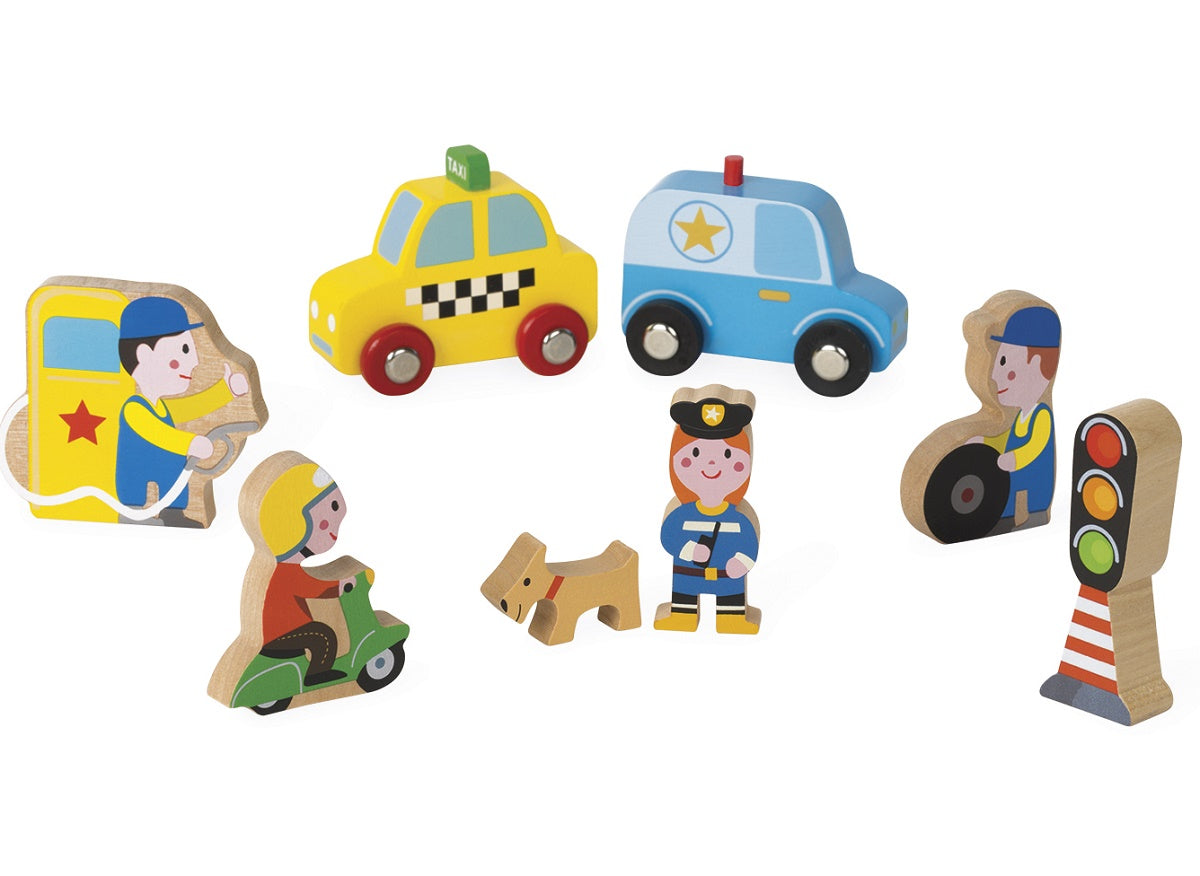 Wooden Mini Playset - City