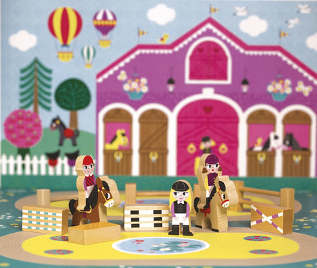 Wooden Mini Playset - Riding School