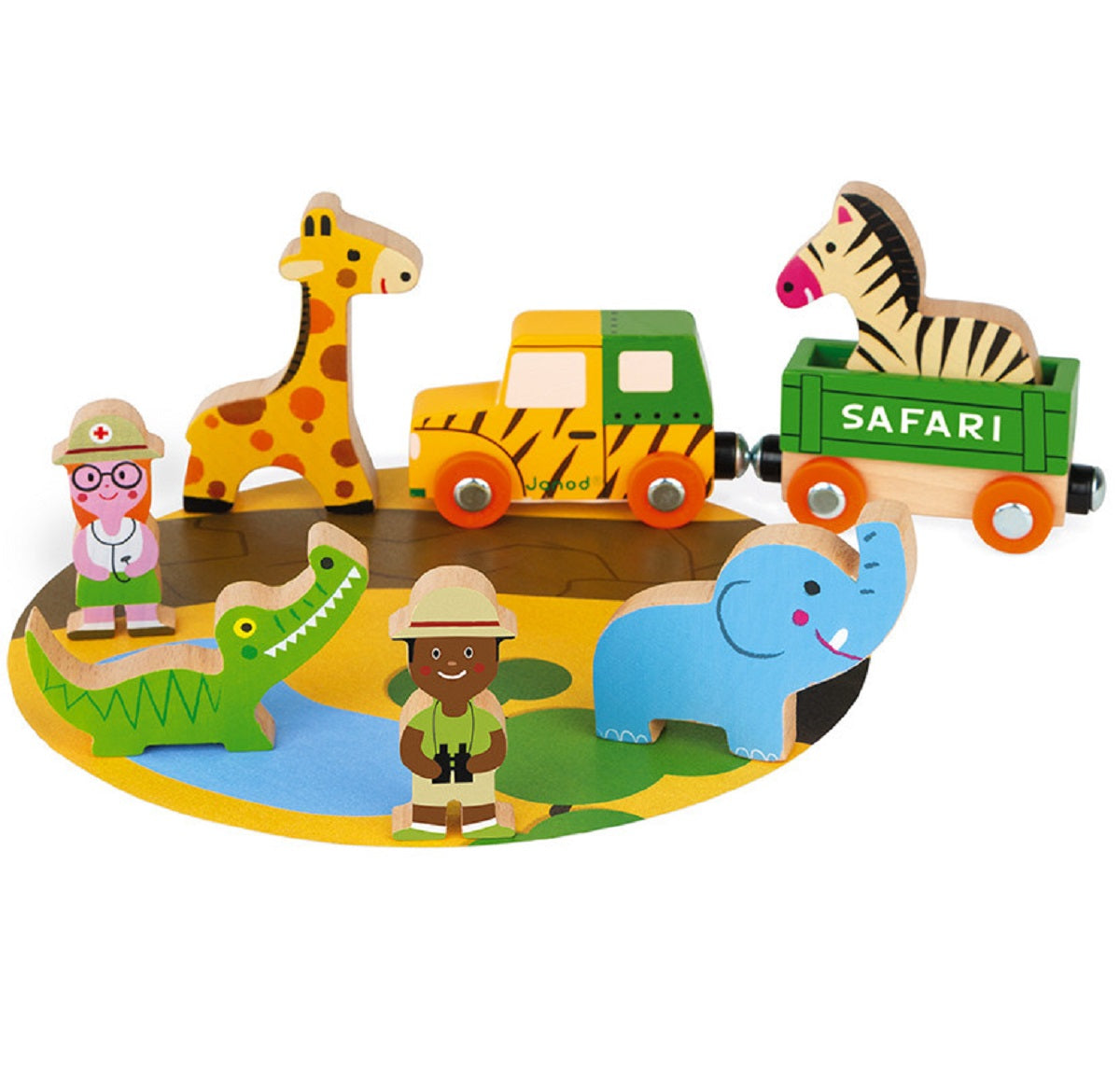 Wooden Mini Playset - Safari