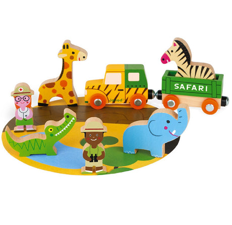 Wooden Mini Playset - Safari