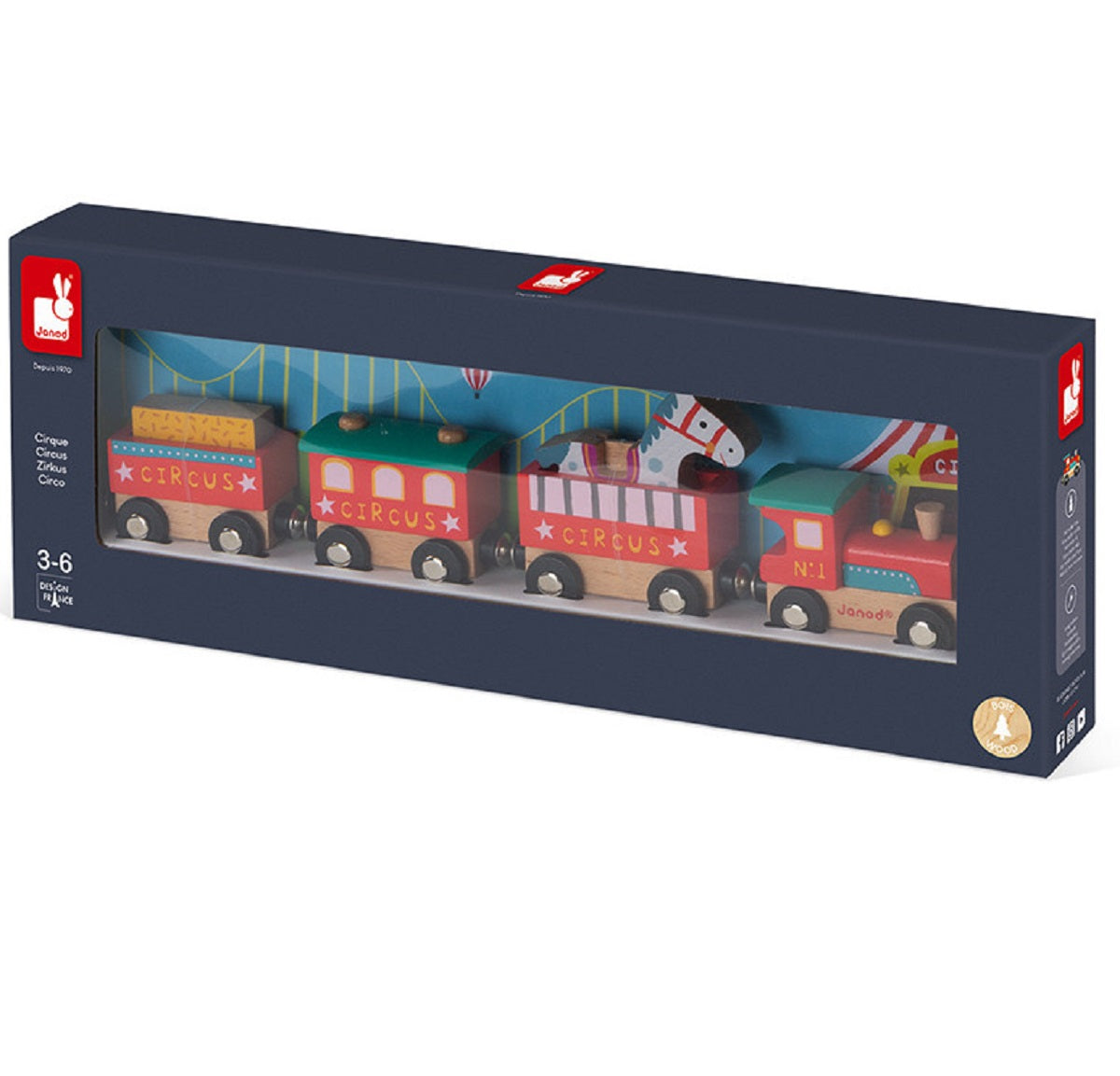 Janod Circus Story Train