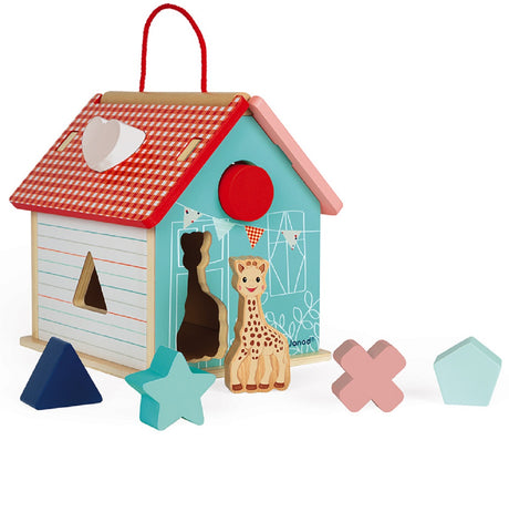 Sophie La Girafe Shape Sorting House