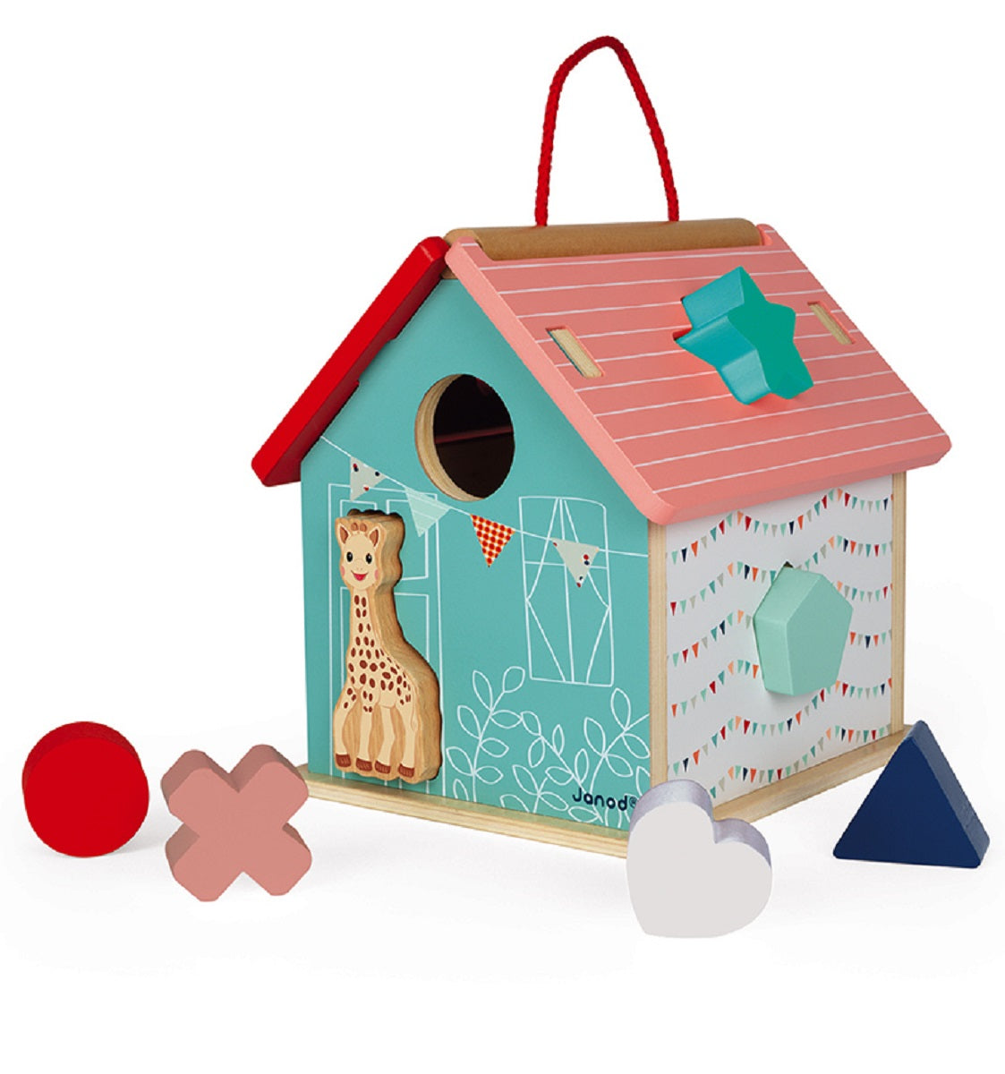 Sophie La Girafe Shape Sorting House