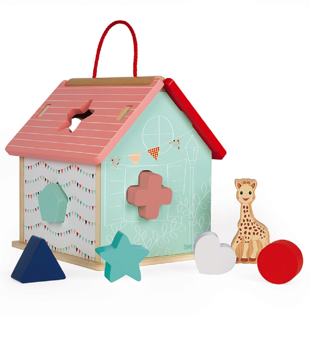Sophie La Girafe Shape Sorting House