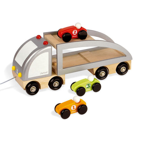 Janod Multi Car Truck