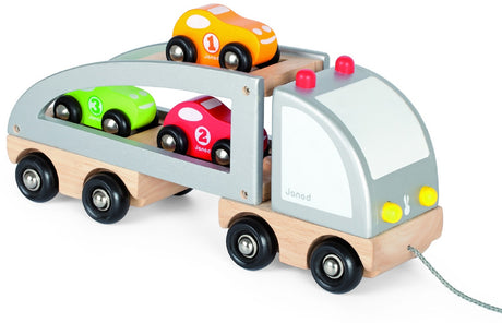 Janod Multi Car Truck