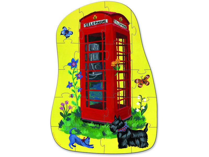 Set of 3 Wooden London Jigsaw Puzzles