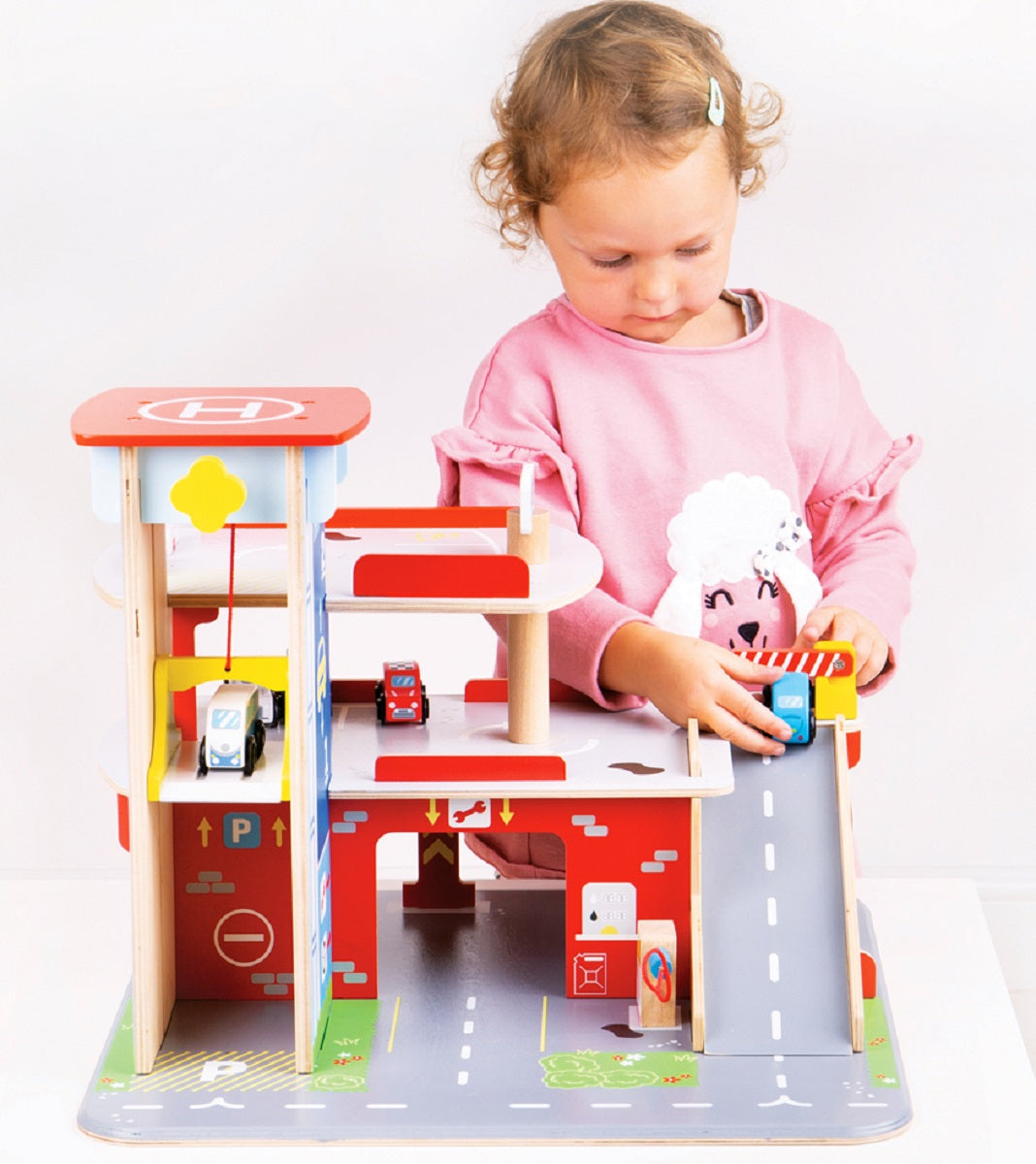 Bigjigs Park and Play Garage