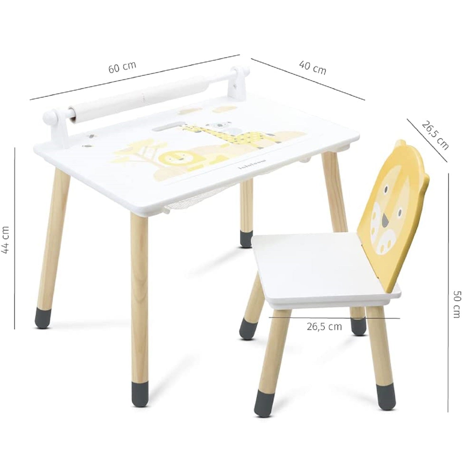 Jungle Drum Desk Craft Table & Chair