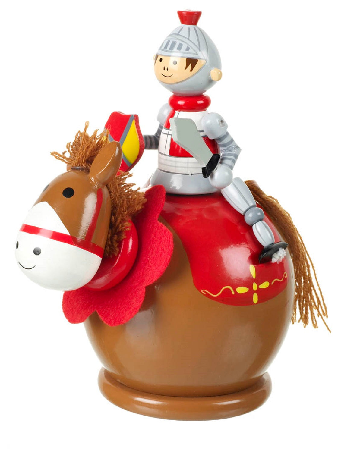 Knight & Horse Wooden Money Box