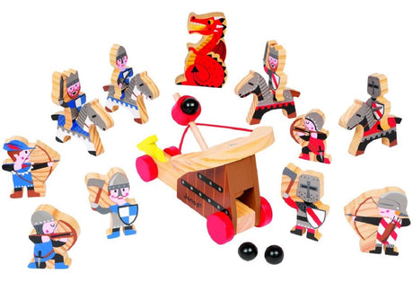 Wooden Knights Playset