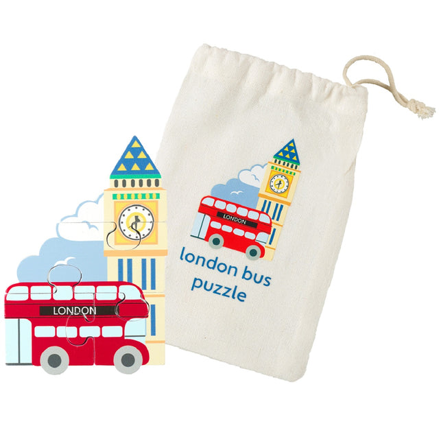 Mini Puzzle in a Bag - London Bus