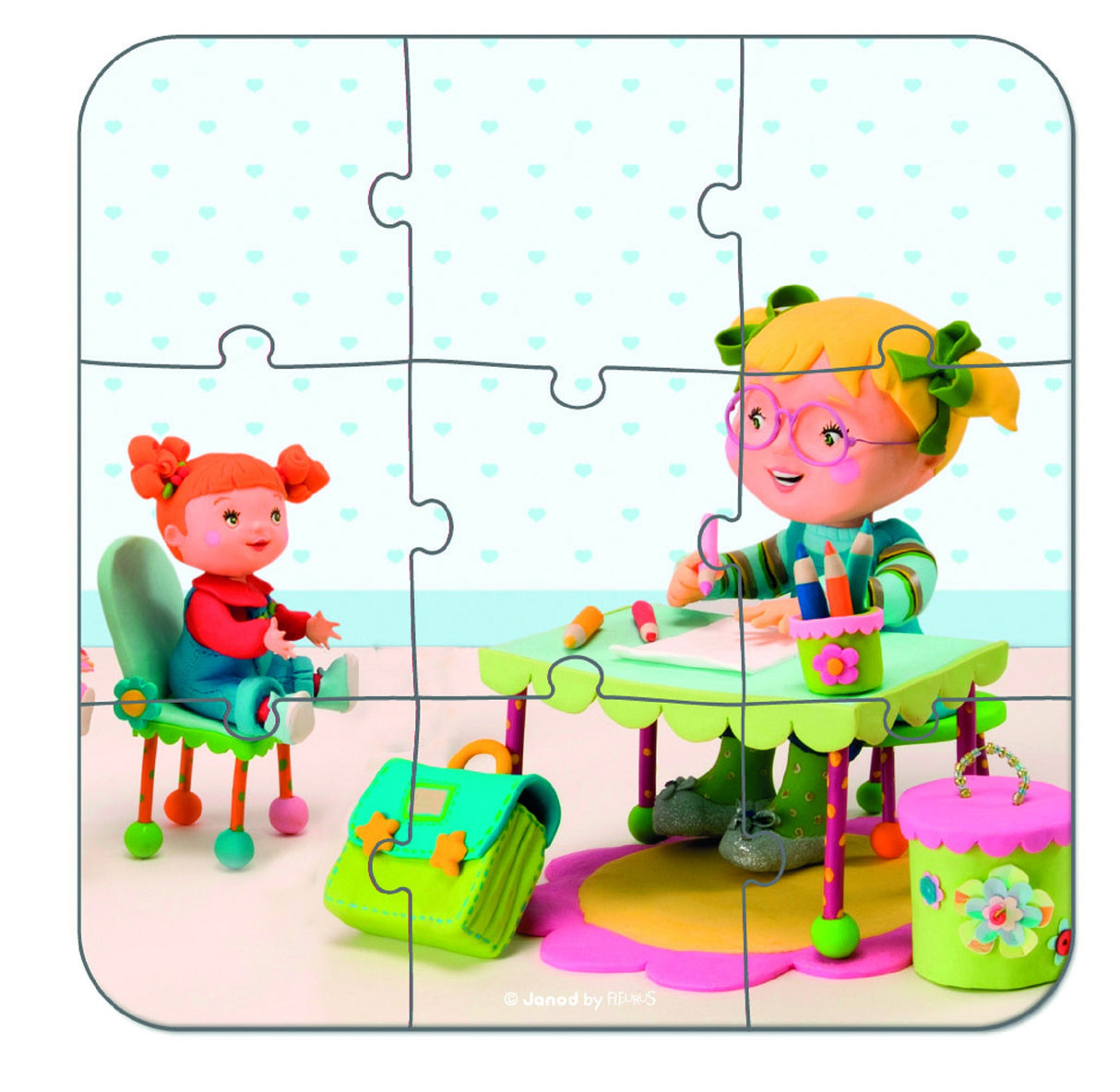 Lisa Plays the Teacher Puzzle Set