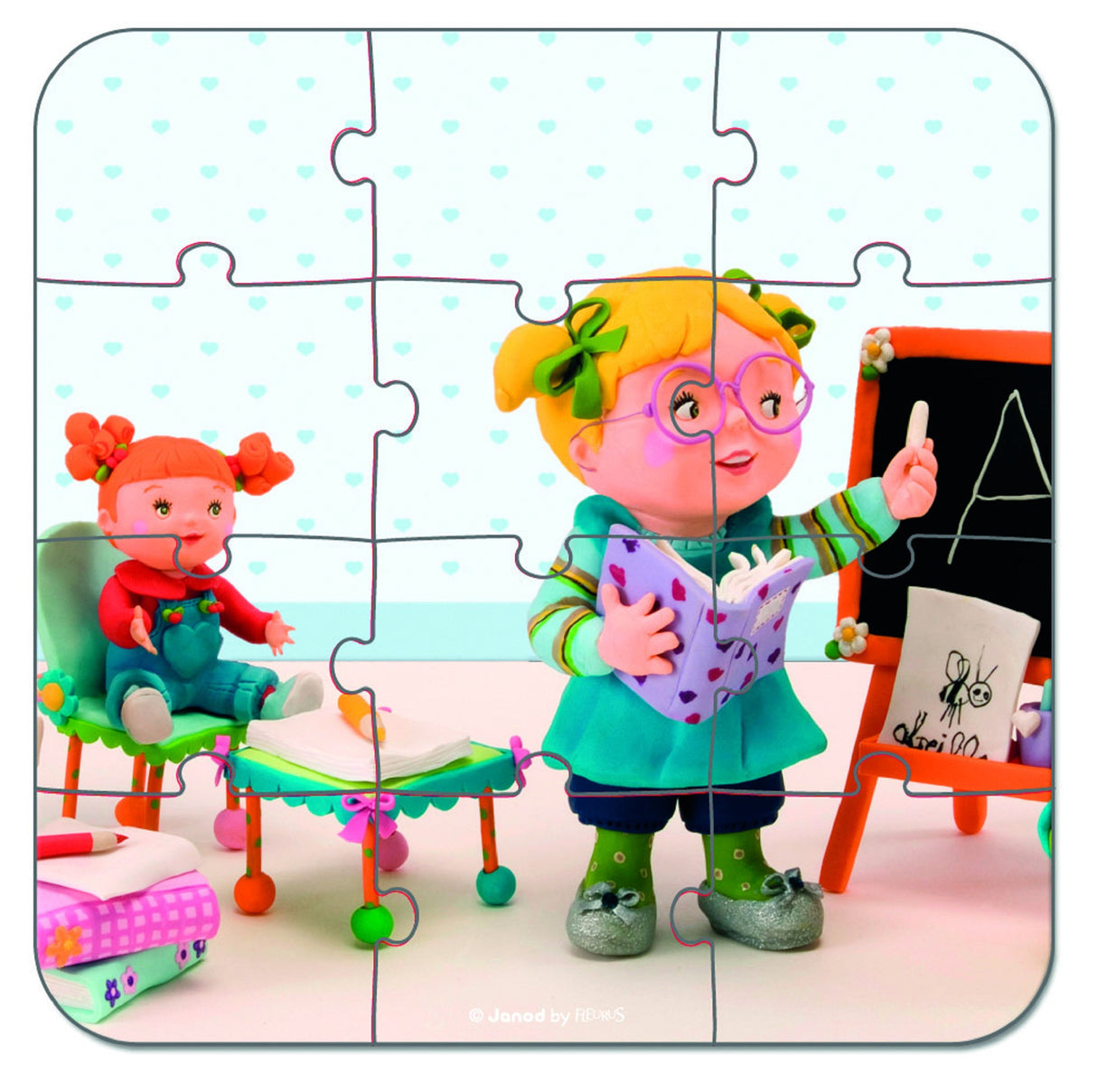 Lisa Plays the Teacher Puzzle Set
