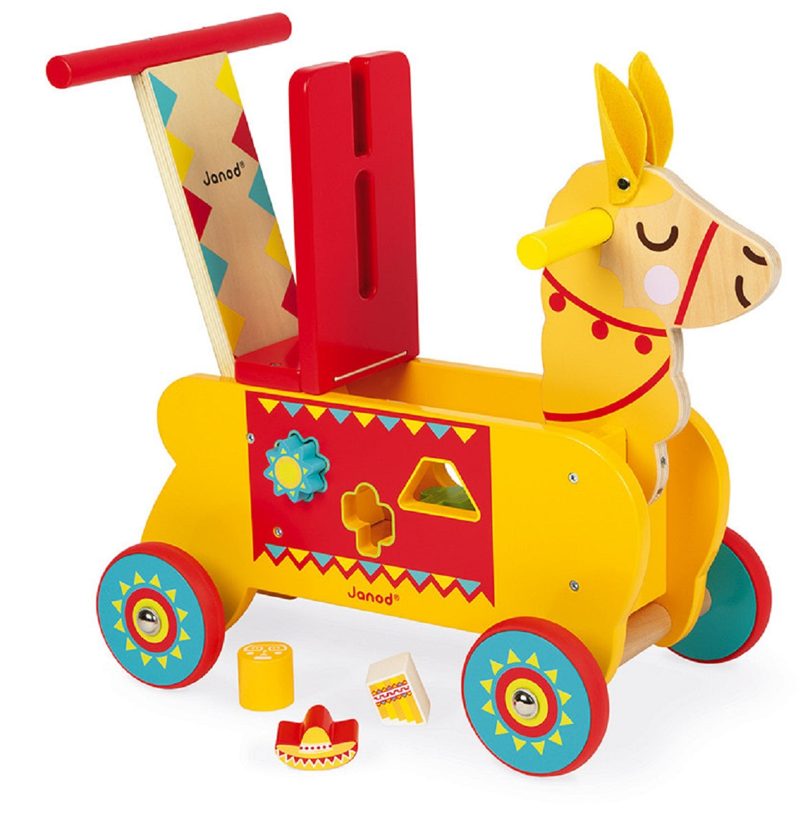 Multi Activity Ride on Wooden Llama