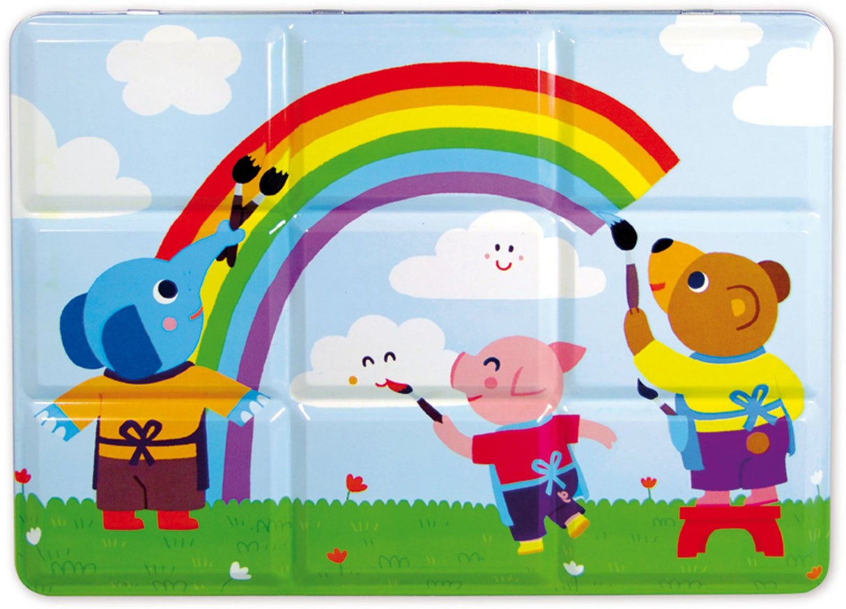 Large Metal Paint Box Set