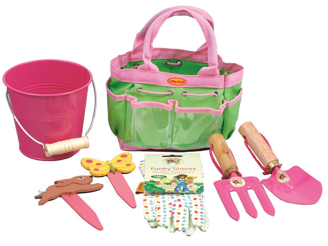 Pink Junior Garden Tool Kit