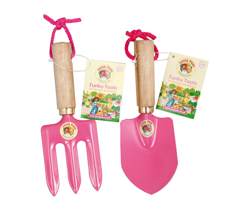 Childrens Pink Garden Tool Belt