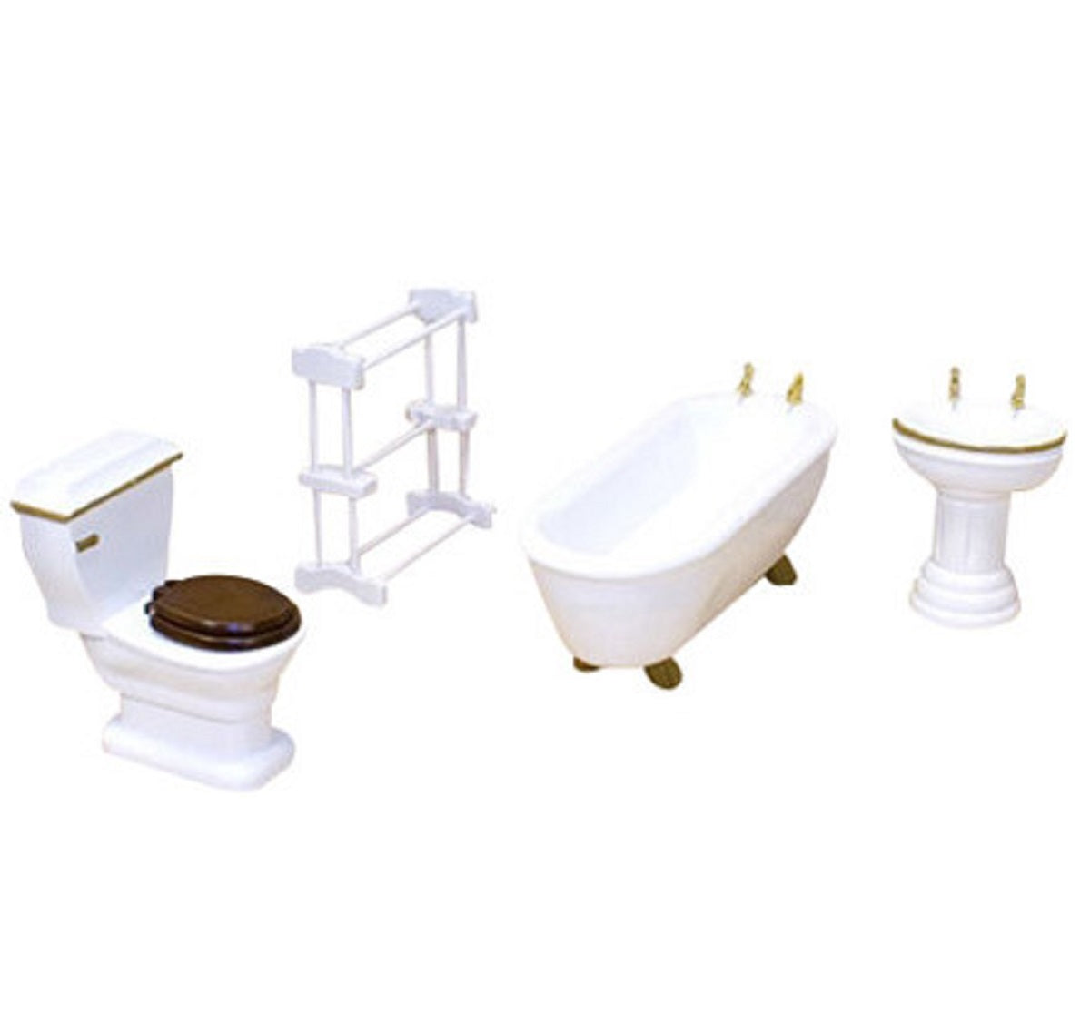 Classic Dolls House Bathroom Set 2