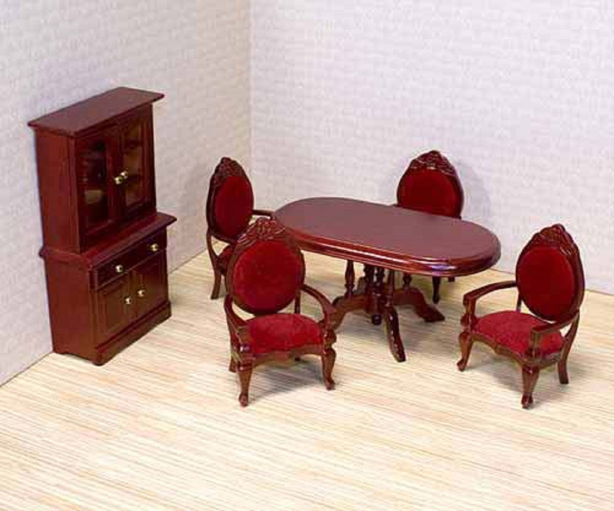 Classic Dolls House Dining Room Set