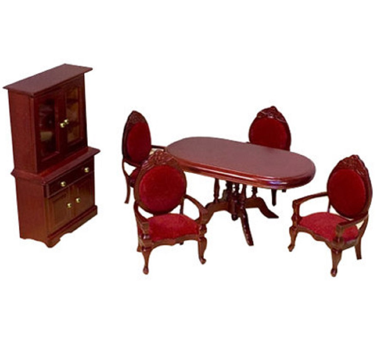 Classic Dolls House Dining Room Set 1