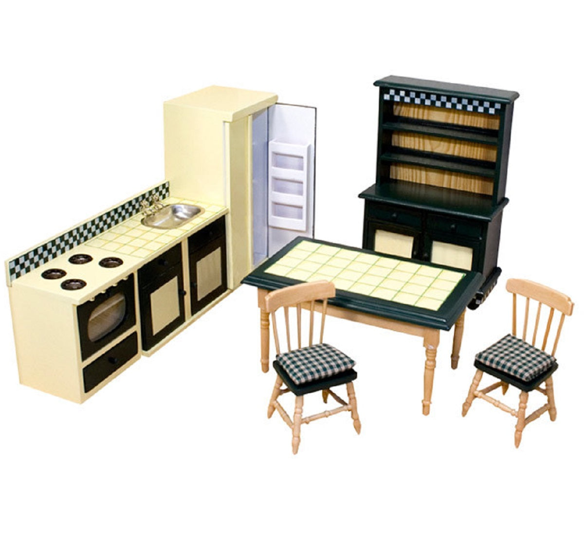 Classic Dolls House Kitchen Set 1