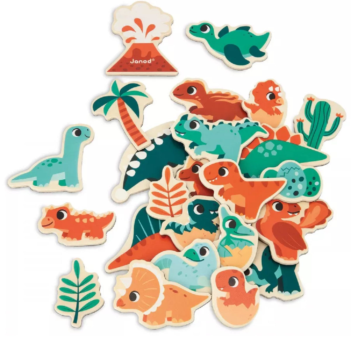 Dino Magnets Set - 24 Pieces