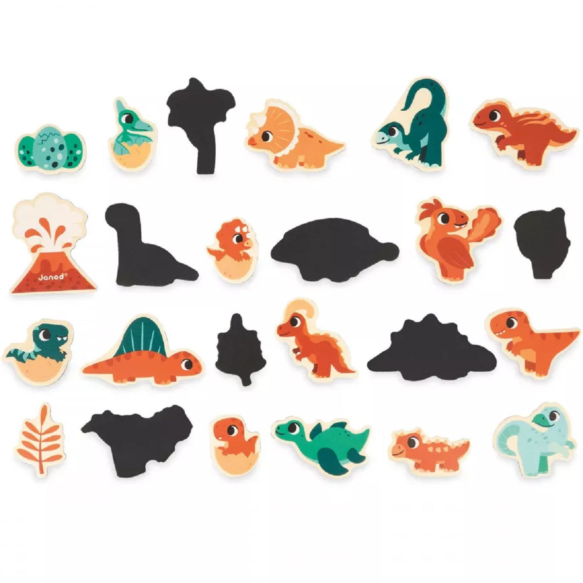 Dino Magnets Set - 24 Pieces