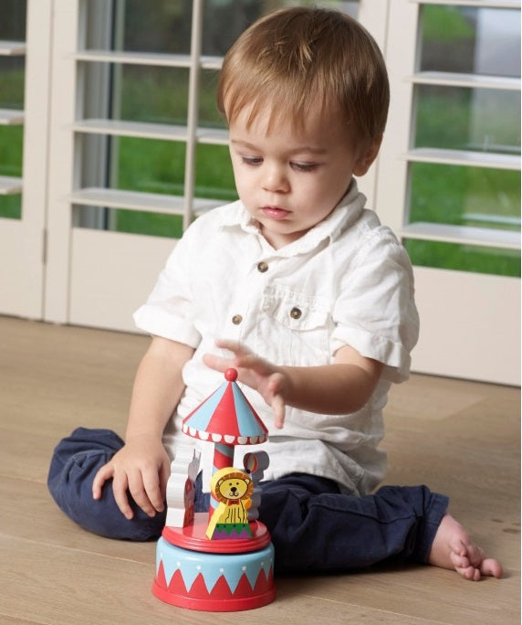 Circus Carousel Music Box