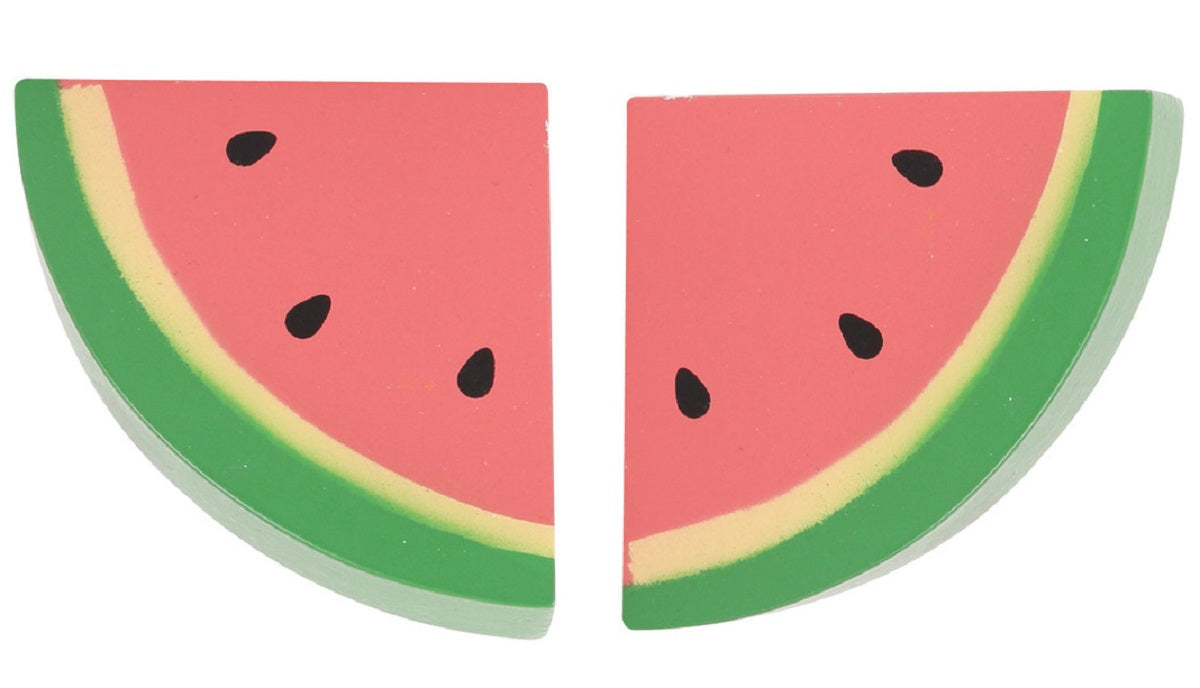 2 x Wooden Watermelon Slices