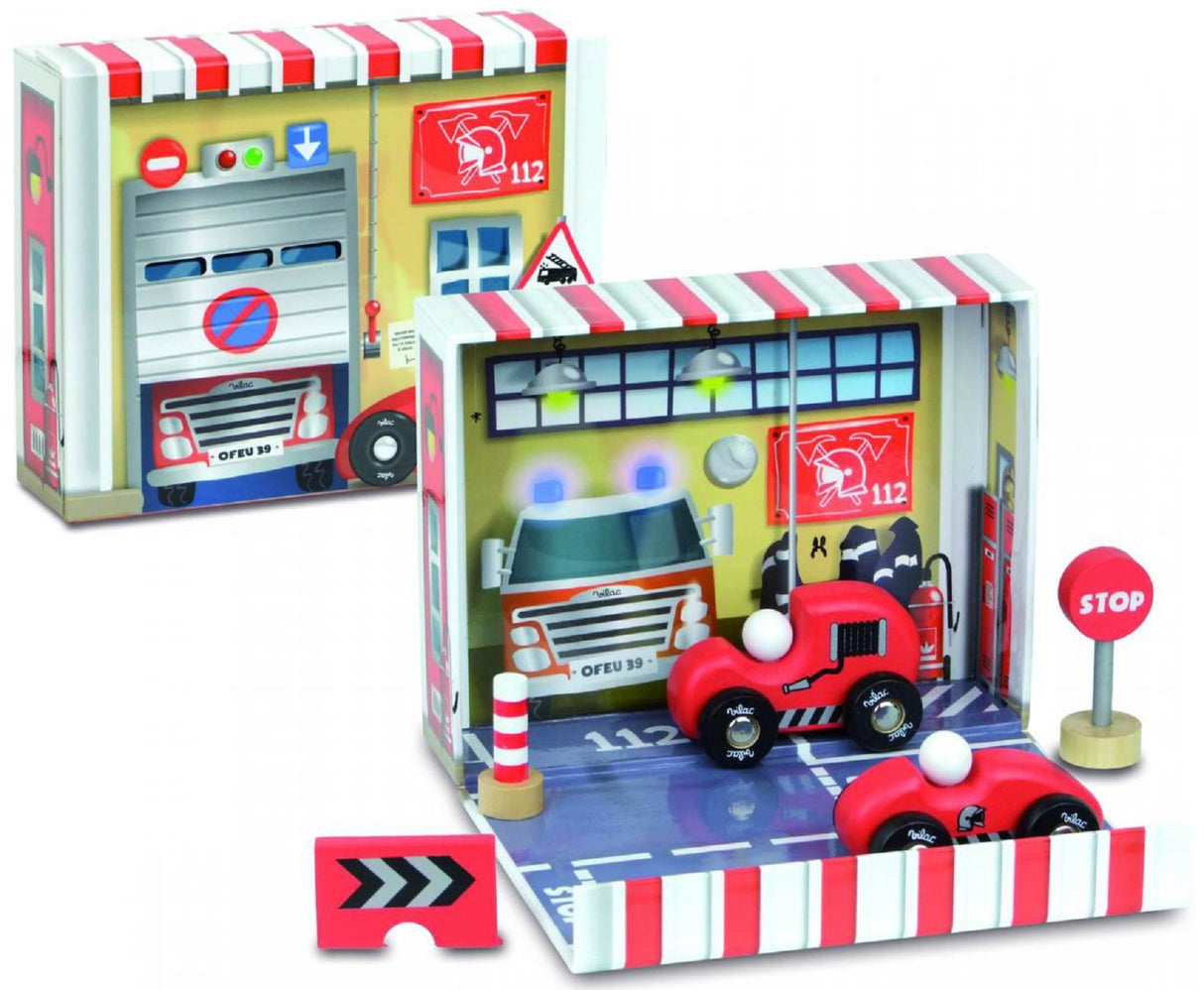 My Little Wooden Firefighter Set in a Box