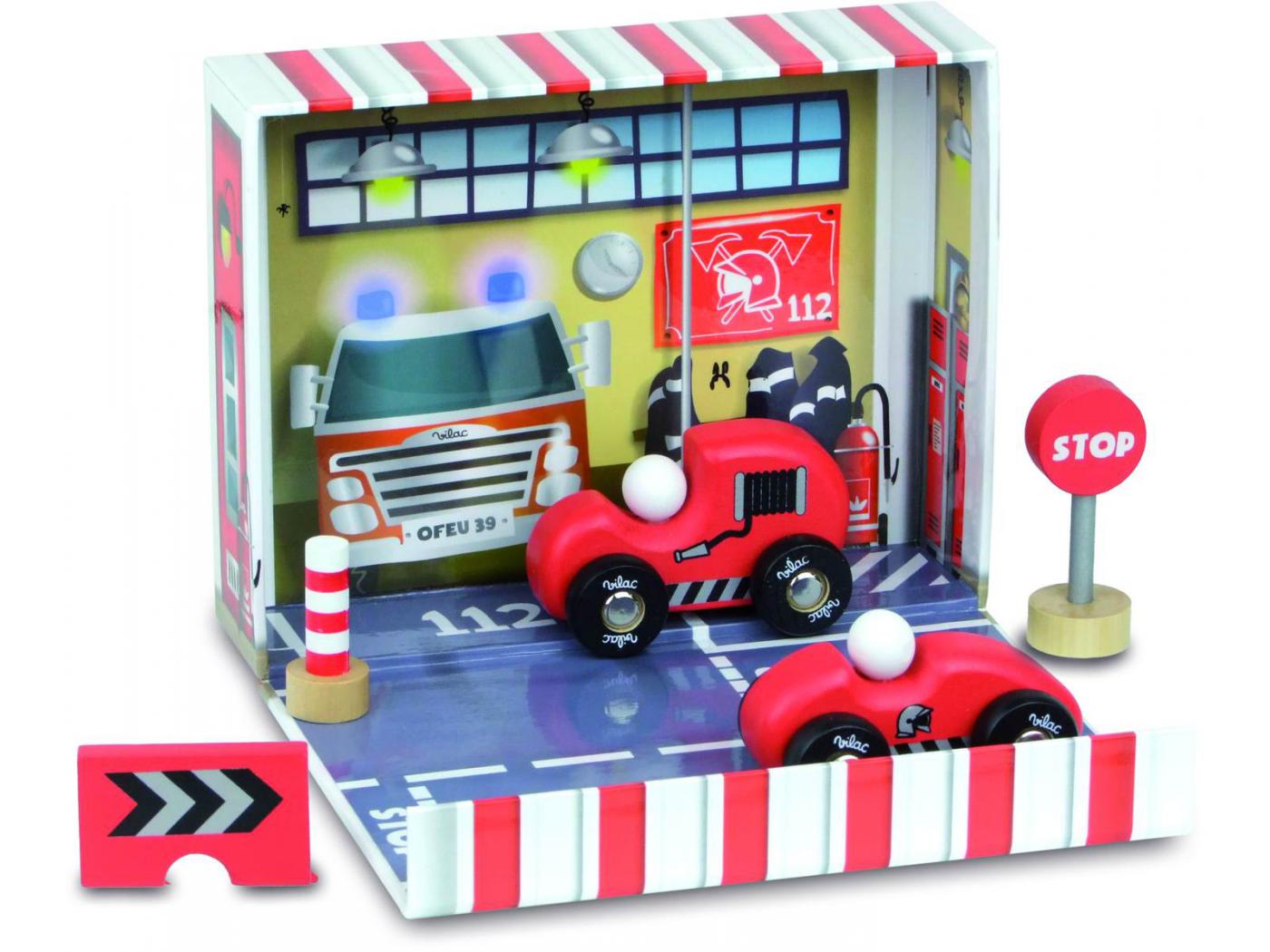 My Little Wooden Firefighter Set in a Box