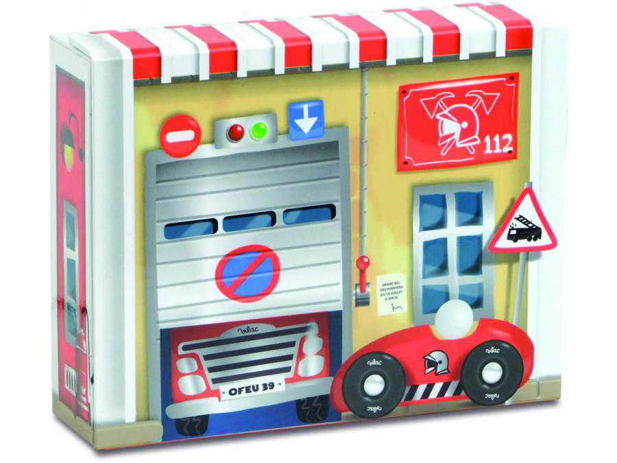 My Little Wooden Firefighter Set in a Box