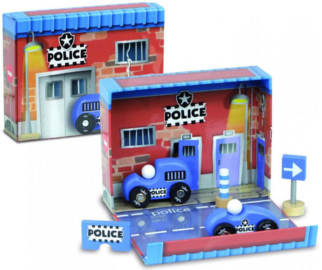 My Little Wooden Police Set in a Box