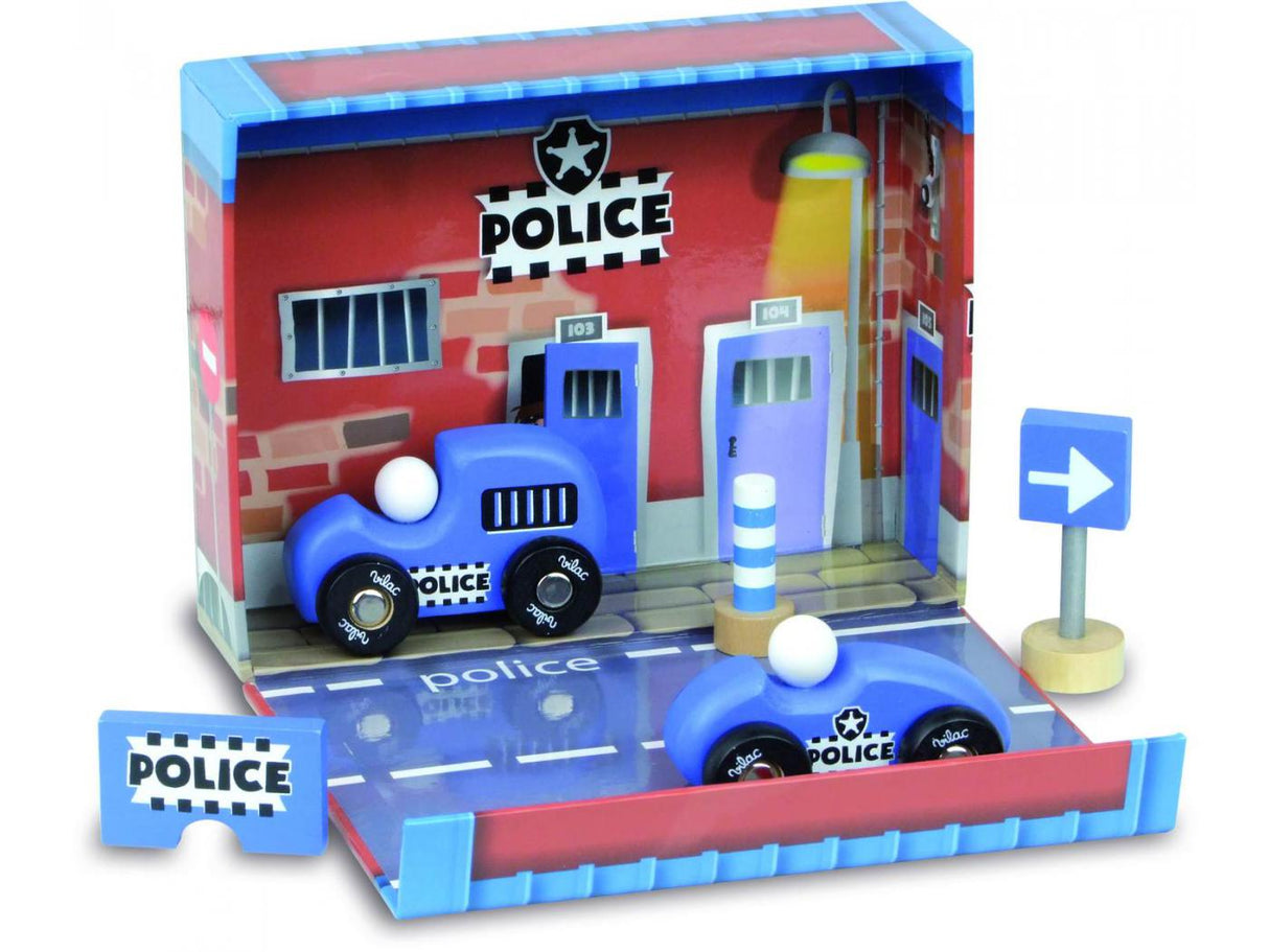 My Little Wooden Police Set in a Box