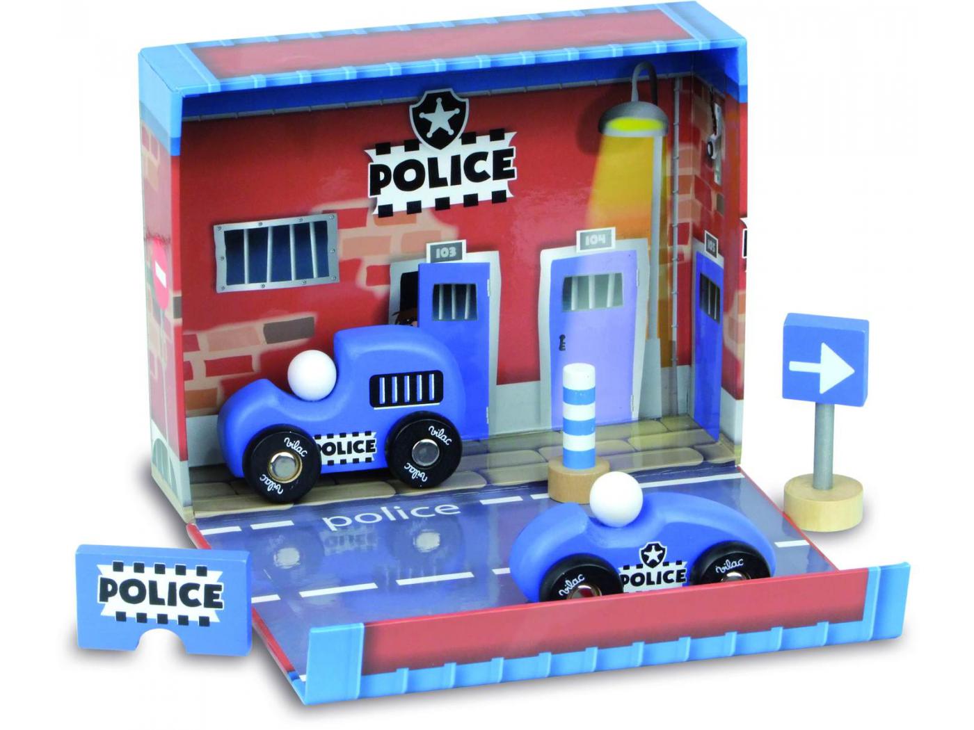 My Little Wooden Police Set in a Box