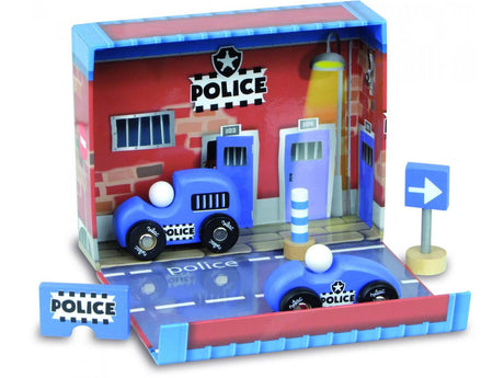 My Little Wooden Police Set in a Box