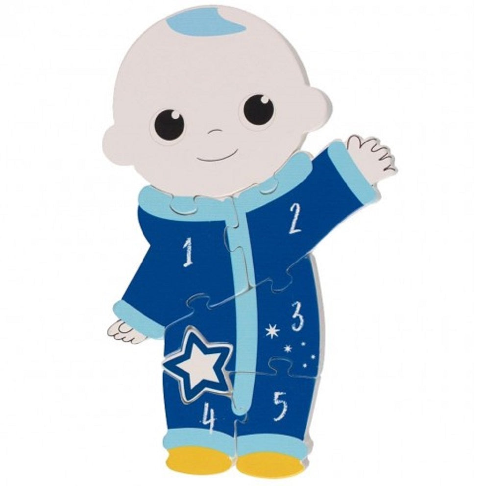 Moon Baby Number Puzzle